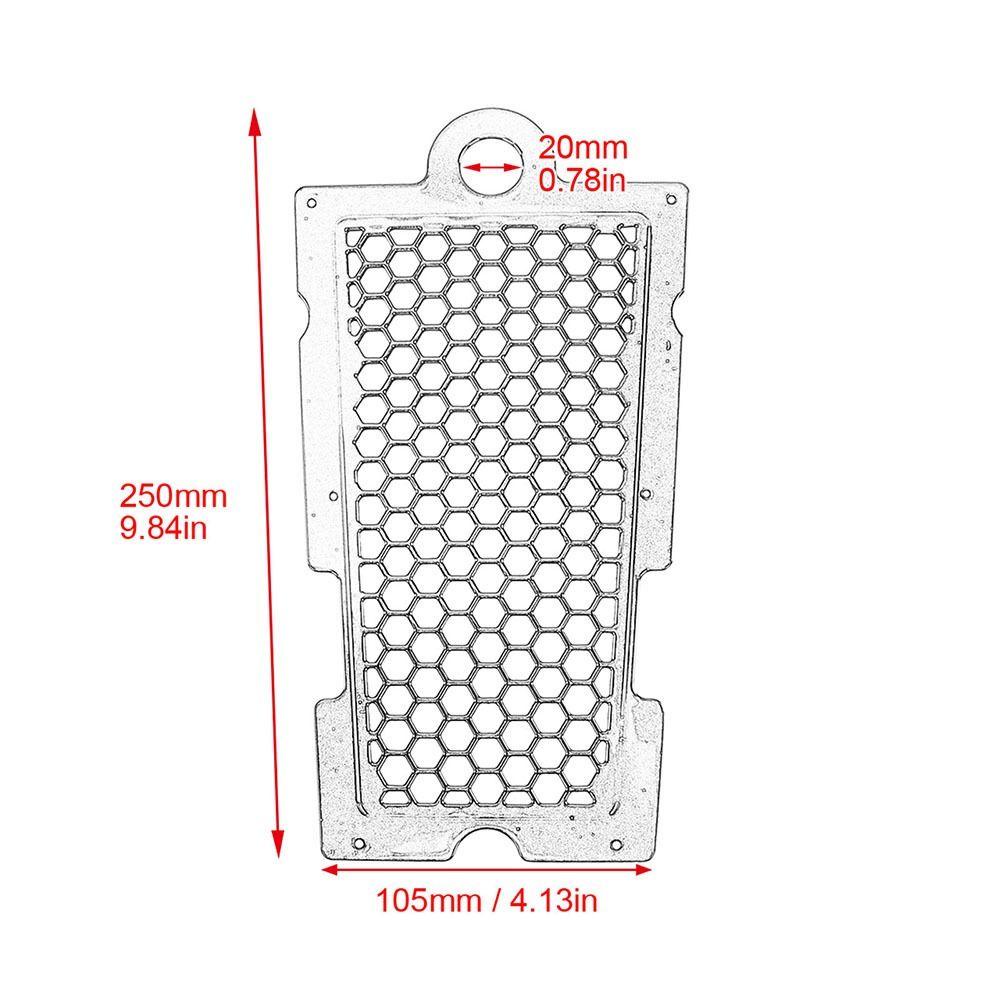 Populer Motor Radiator Grille Perlengkapan Motor Tahan Lama Untuk Harley Softail Grille Guard Cover