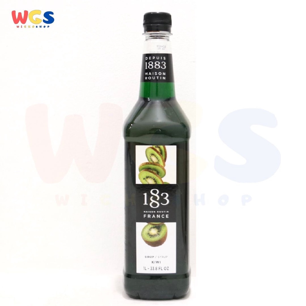 Syrup 1883 Maison Routin France Kiwi Flavored 33.8 fl oz 1ltr