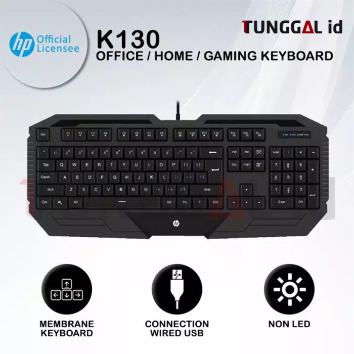 HP K130 Gaming Keyboard - Membrane Keyboard