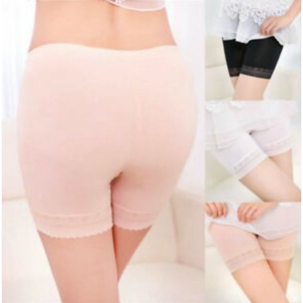 SHORT PANTS RENDA STRETCH CELANA DALAM LEGGING PREMIUM