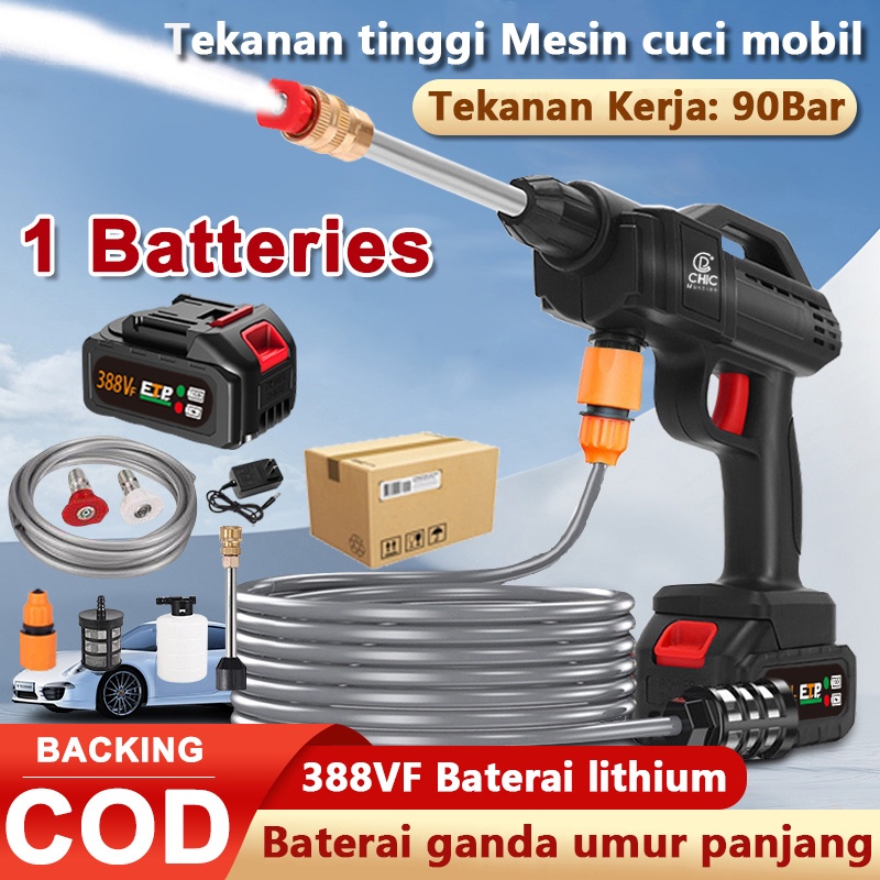 Medan Alat Cuci Mobil Cuci Ac Motor Mobil Doorsmeer Jet Cleaner Gun Spray Screen Sablon COmpressor Berkualitas Pompa Mesin Steam Power Spayer Alat Portable Nirkabel