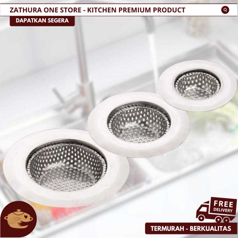 ZO Saringan Cuci Piring Sink Strainer Filter Air Afur Bak Cuci Piring Kecil dan Gelas - Penutup Peny