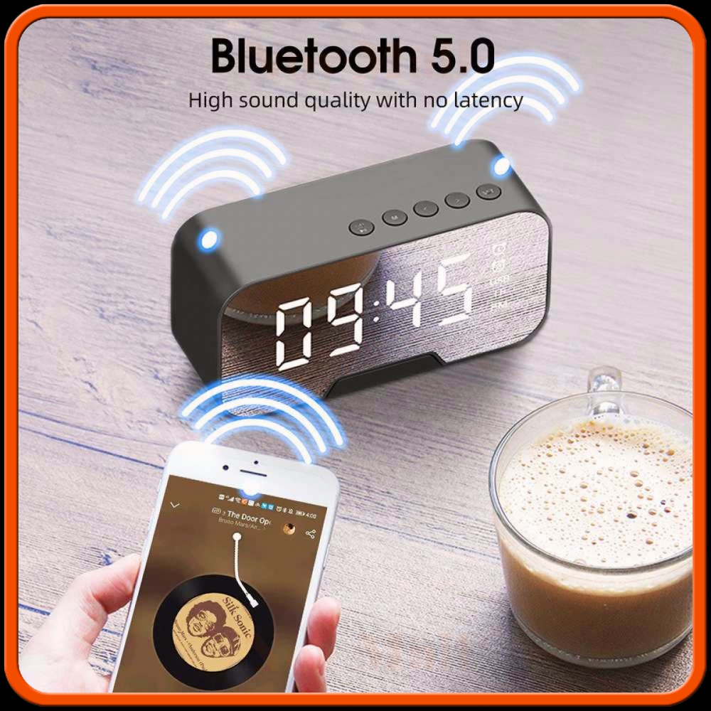 Jam Alarm Clock with Bluetooth Active Speaker TF AUX FM -JM105