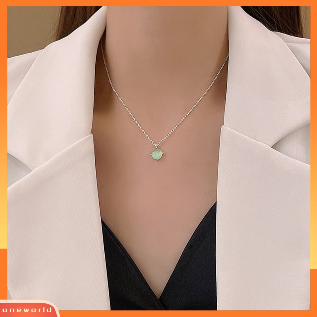 [EONE] Kalung Indah Anti-deform Serbaguna Trendi Dekoratif Tembaga Tulang Selangka Rantai Kalung Pakaian Sehari-Hari