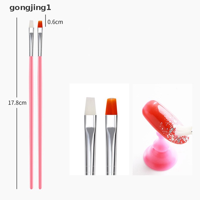 Ggg Kuas Kuku Untuk Manicure Gel Brush For Nail Art 15Pcs/Set Nail Brush Gel Brush ID