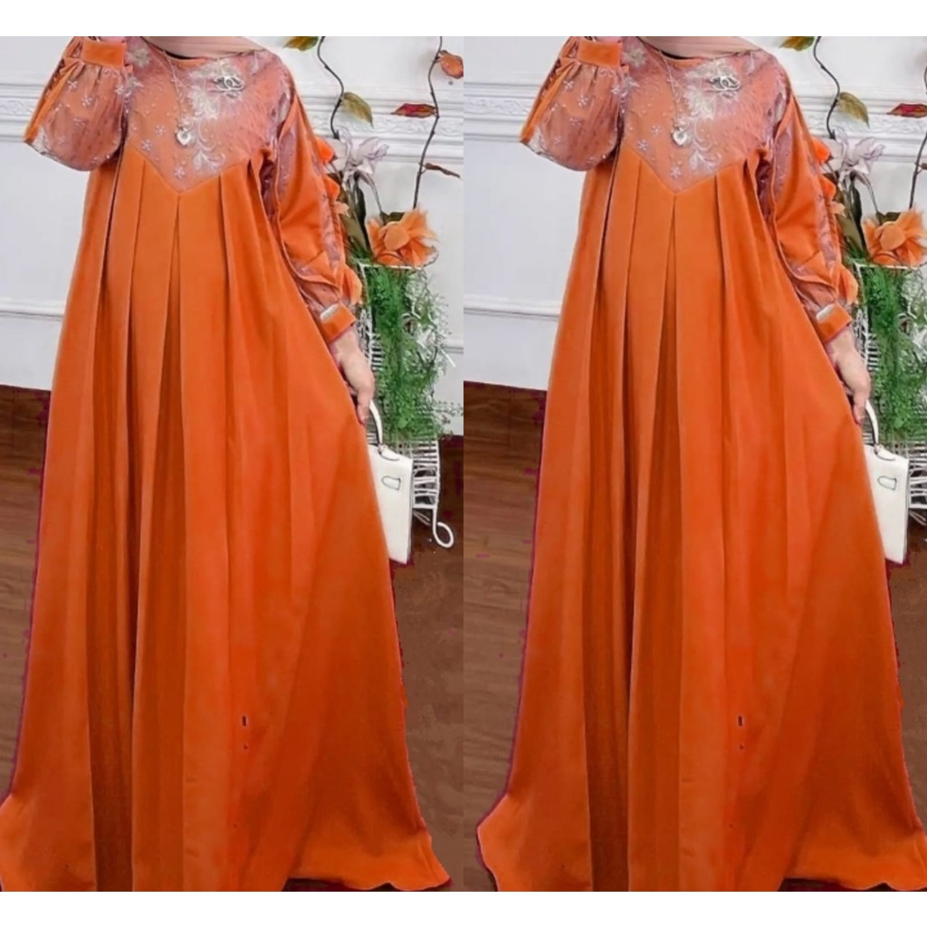 GAMIS STORE - Sila Maxy Gamis Muslim Maxi Matt Toyobo Polos Basic OOTD Wanita Muslimah Kondangan Premium