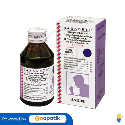 Sanadryl Expetoran Sirup 60 Ml