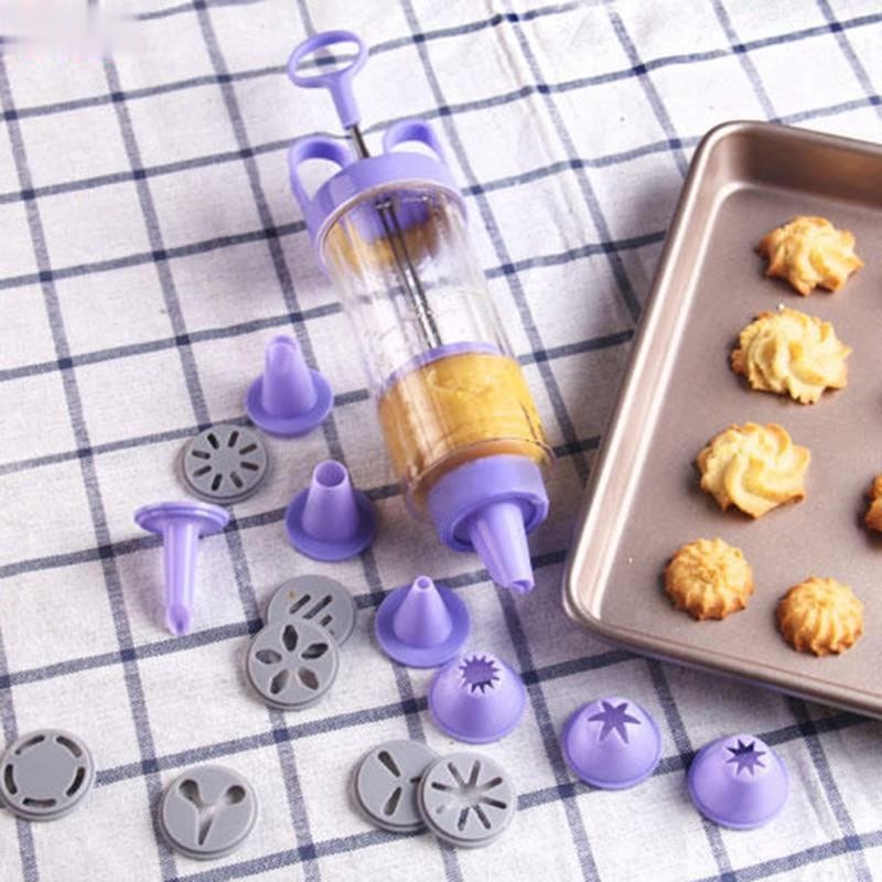 【hot】19pcs Set Alat Cetak Cetakan Bentuk Bunga Acak Untuk Cake Decoration Dan Biskuit cetakan kue kering/Membuat Krim Hiasan Kue/Alat Cetakan Kue Kering