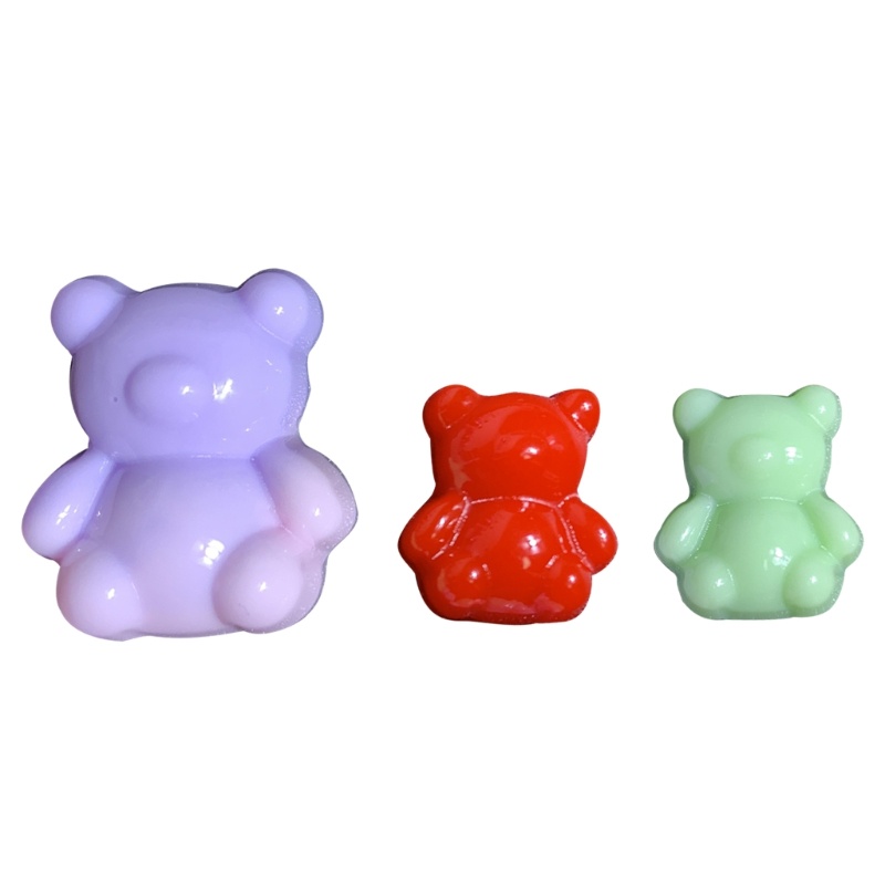 Sa Cetakan Resin Silikon Ornamen Resin Cetakan Kerajinan Membuat Cetakan Berbentuk Beruang Kecil Bahan Silikon Hand-Making Juga