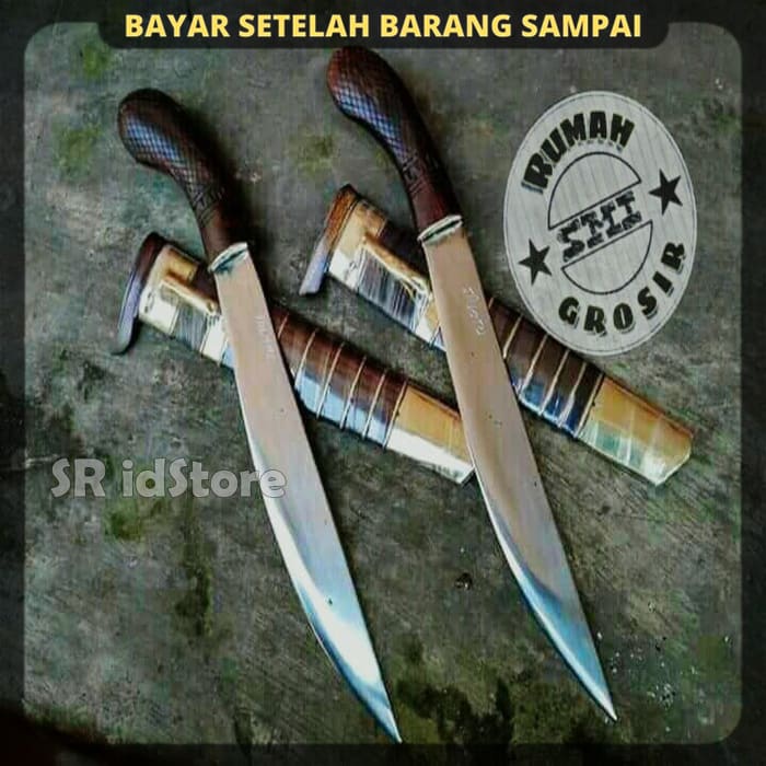 Termurah Golok potong hewan kurban  Super Cibatu Kayu Sonokeling Baja Per High Quality