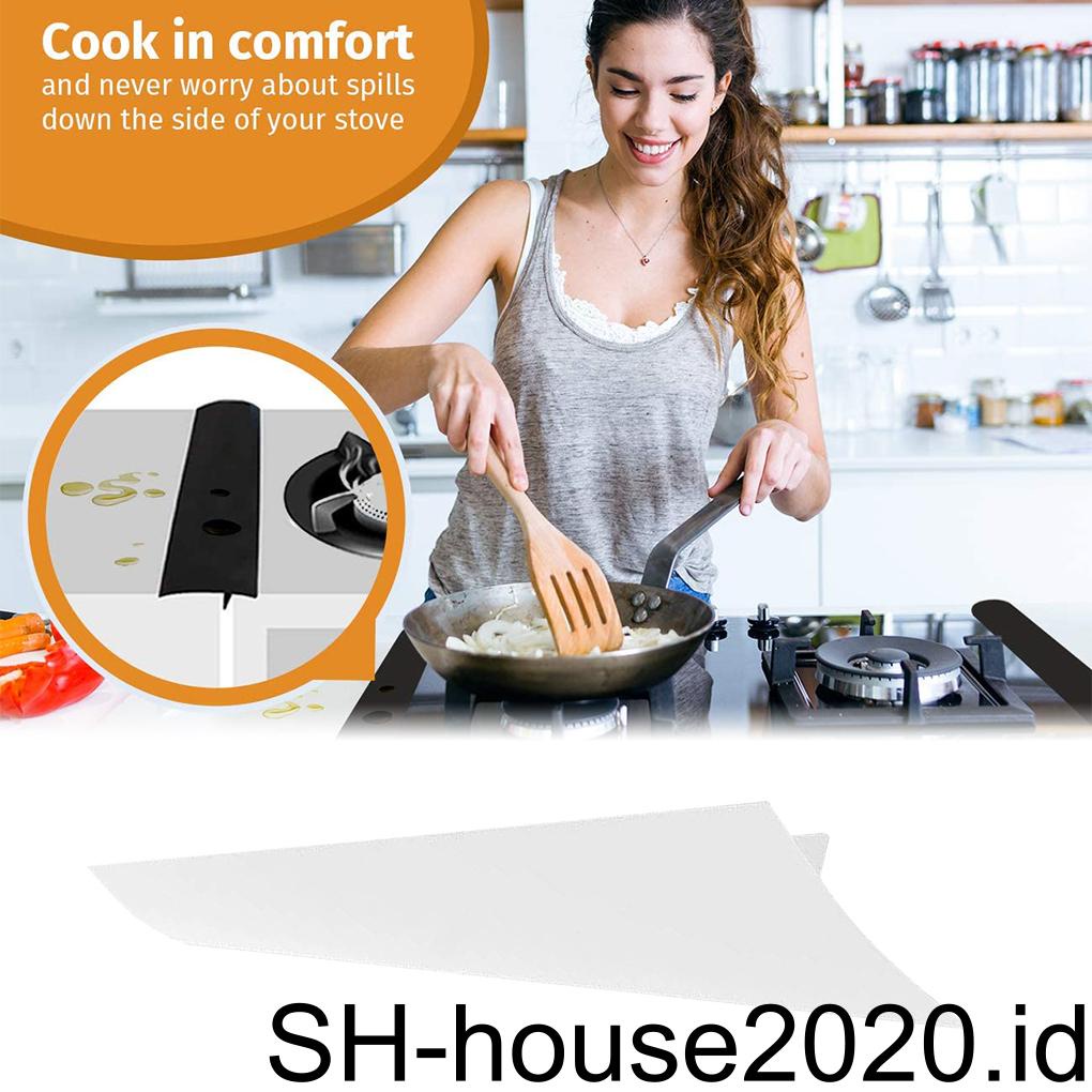Penutup Kompor Silicone Stove Crack Sealed Strip Tahan Kompor Dapur