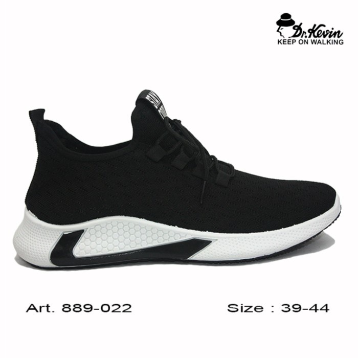 (COD) Dr. Kevin Sepatu Sport Pria Men Sneakers 889-022 - Hitam - Coffee, 42