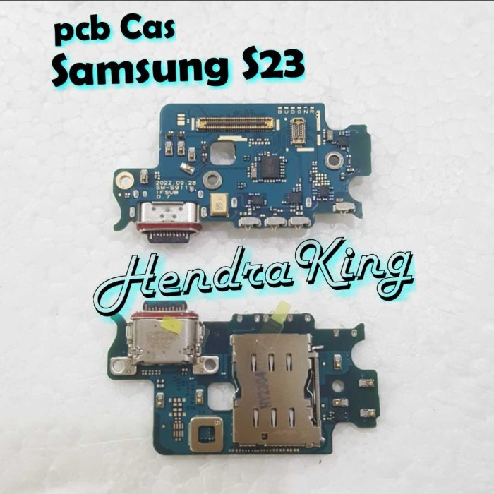 Pcb Konektor charger Samsung S23 / Papan pcb Charger S23