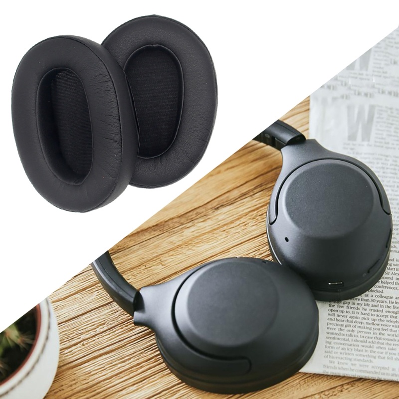 Vivi Bantalan Telinga Nyaman Untuk WH XB900N Headphone Earcups Tahan Lama Spons Penutup Telinga Berkualitas Tinggi Hitam Bantalan Pengganti