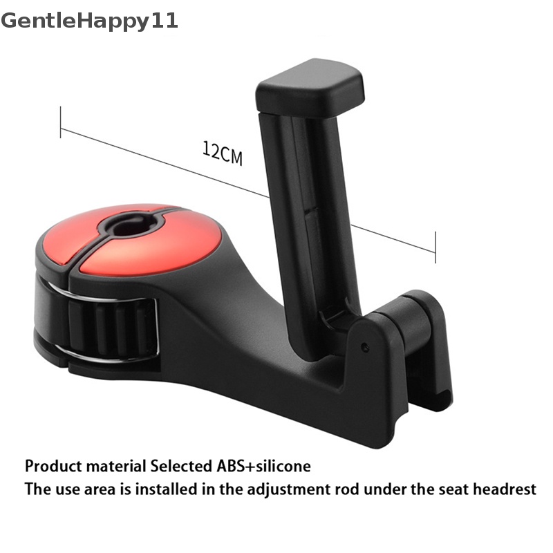 Gentlehappy 2in1 Pengait Headrest Mobil Dengan Phone Holder Seat Back Hanger Clips Organizer id