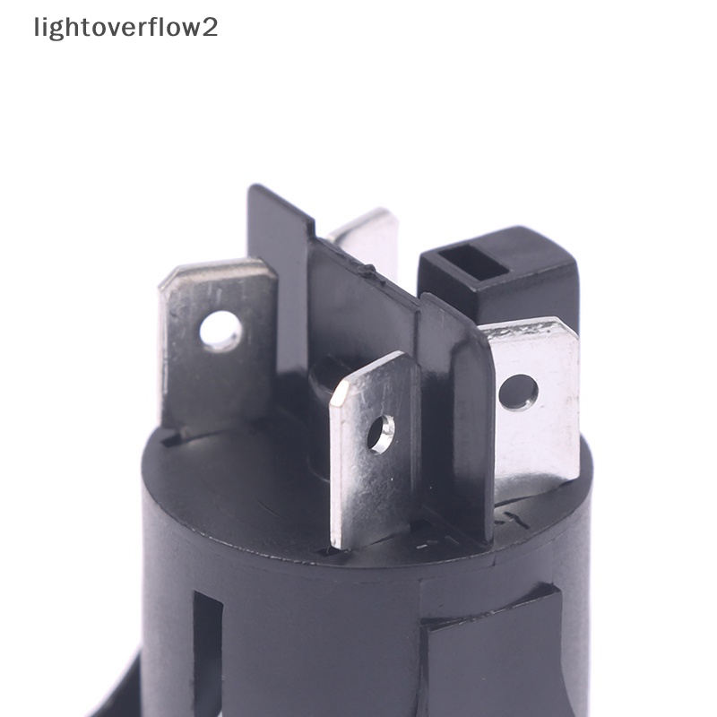 [lightoverflow2] 1pc 4pins Saklar Sentuh Red Push Button Switch Sertifikasi TUV Saklar Rocker Listrik Dengan Soket Lampu Power Switch PS18-16 [ID]