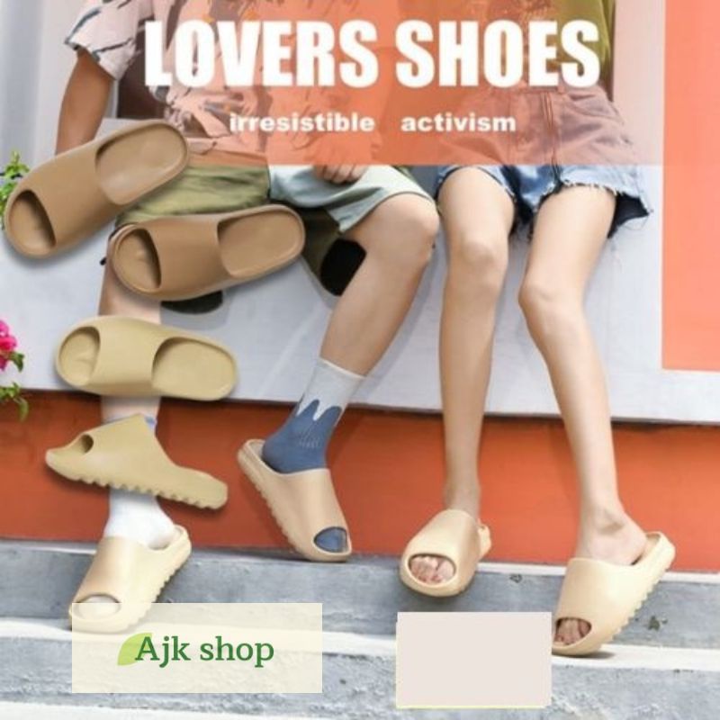 Sendal Jelly Eva Sandal Slop Wanita dan Pria anti Slip Sendal Korean Style