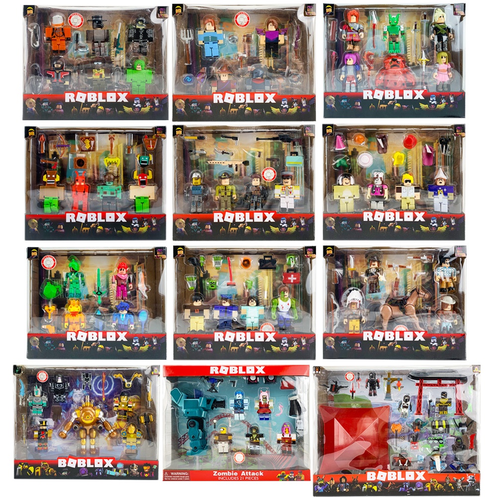 Terbaru Roblox Virtual World Game Wayang Building Block Boneka Figure Mainan Model Ornamen Set Mainan