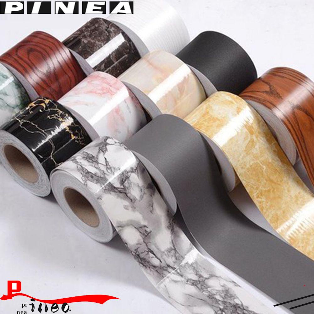 Nanas Garis Pinggang Wallpaper Dekorasi Rumah Self-adhesive Tahan Air Vinyl Decals Dinding Perbatasan Stiker