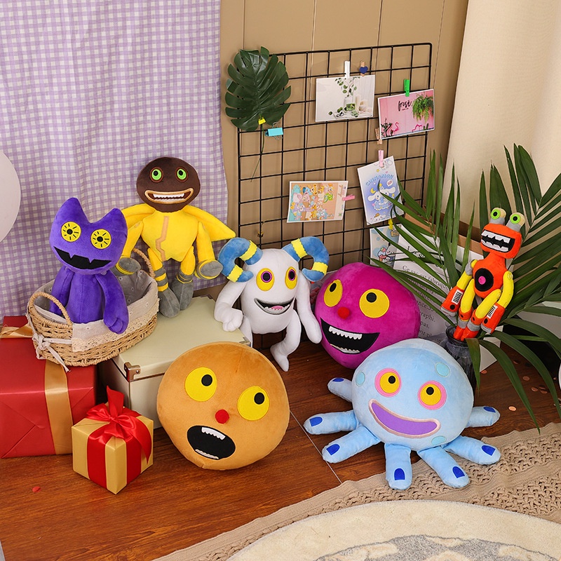 Wubbox Plush My Singing Monsters Plush Doll Boneka Boneka Bantal Mewah Lembut