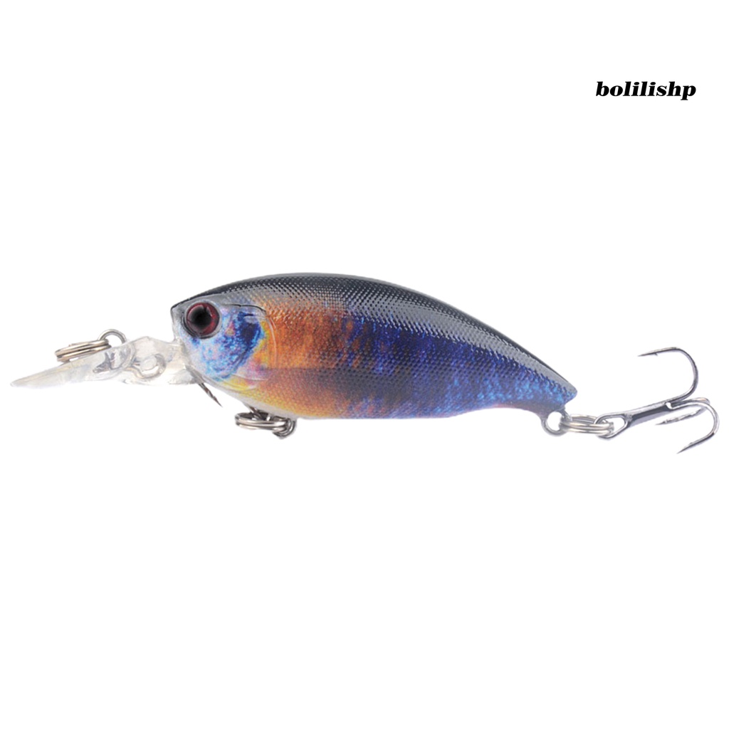 Bo-6.5cm/5.5g Umpan Pancing UV Dicetak Simulasi 3D Fisheye Wobbler Kait Tajam Mencegah Pelarian Universal Air Tawar Laut Memancing Buatan Bass Keras Umpan Perlengkapan Memancing