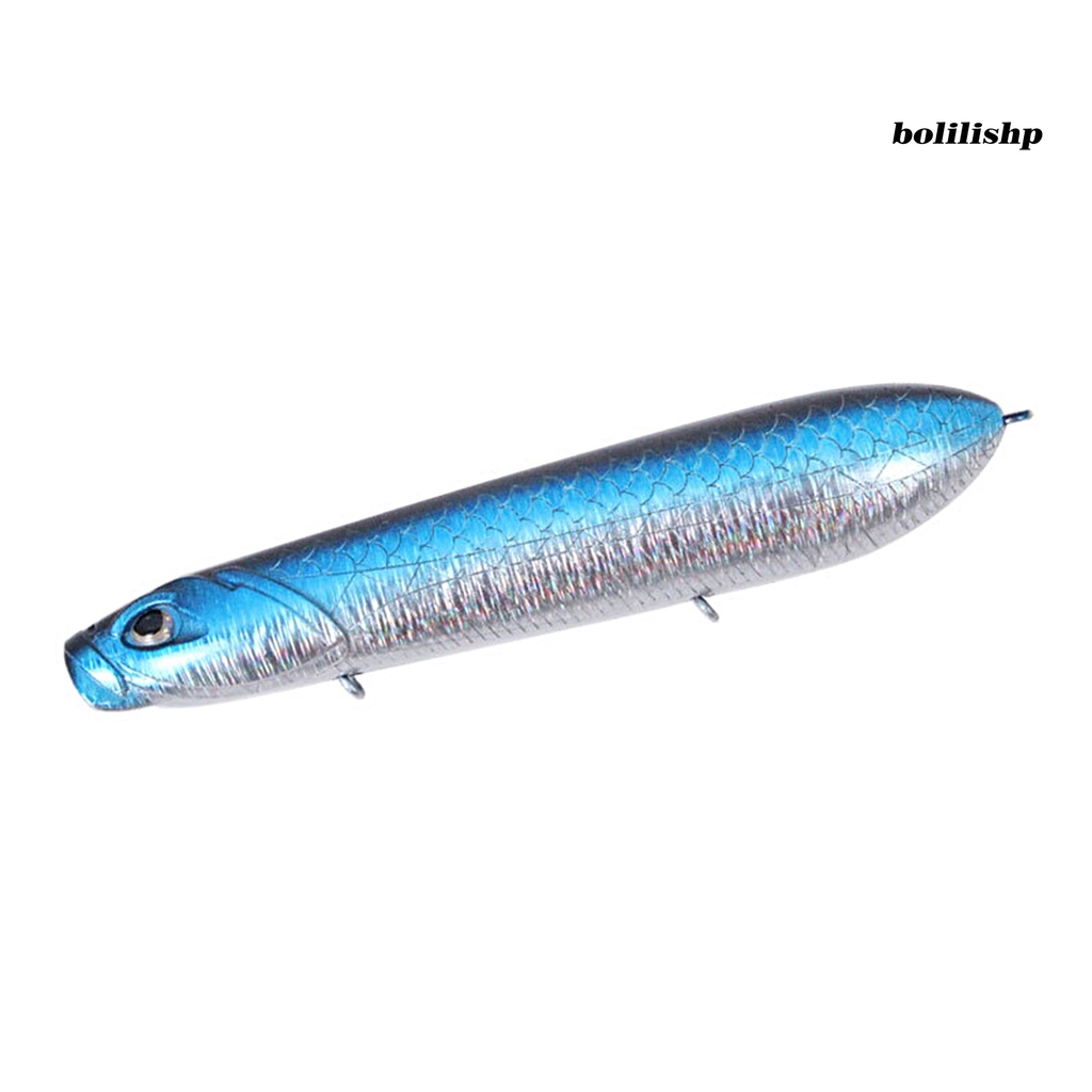 Bo-10g/14g Umpan Pancing Penampilan Realistis Kait Tajam Reusable Sea Casting Fishing Topwater Zigzag Pensil Buatan Umpan Keras Peralatan Memancing