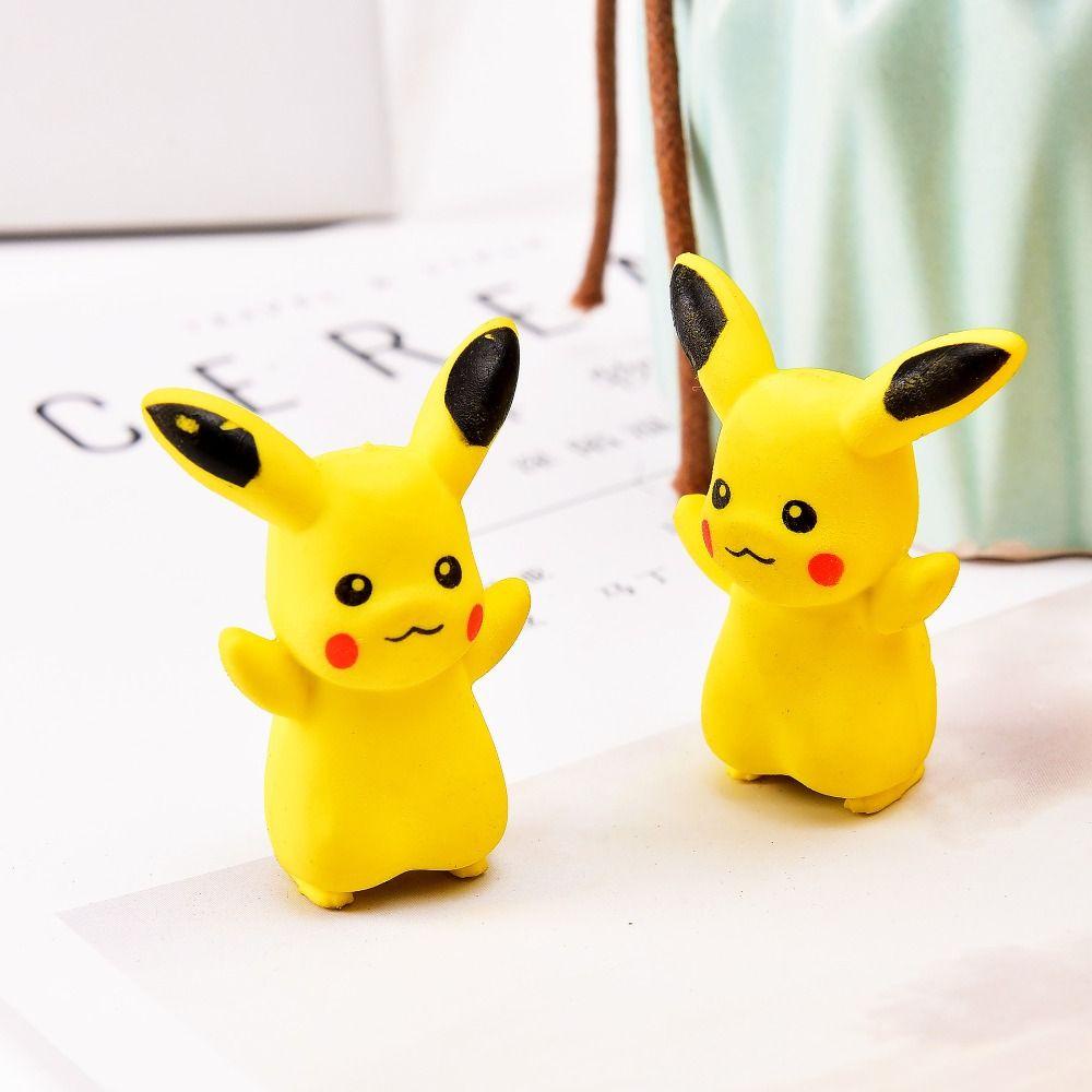 Lanfy Pokemon Pikachu Eraser Lucu Lucu Tanpa Debu Kreatif Tanpa Jejak Siswa Alat Tulis Menulis Menggambar Eraser