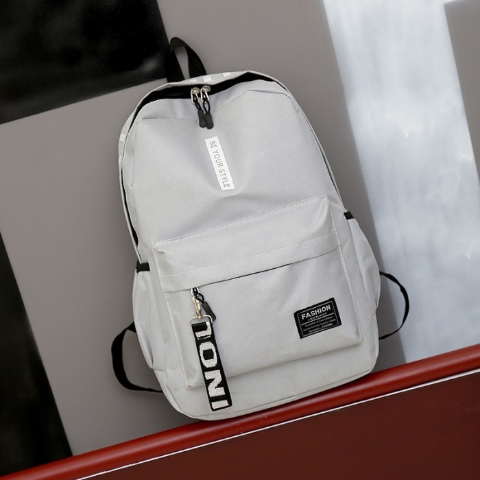 Tas Ransel Tas Fashion Pria Wanita Tas Sekolah Import Backpack BX22  Tas Sekolah Bahan Kanvas+Nylon