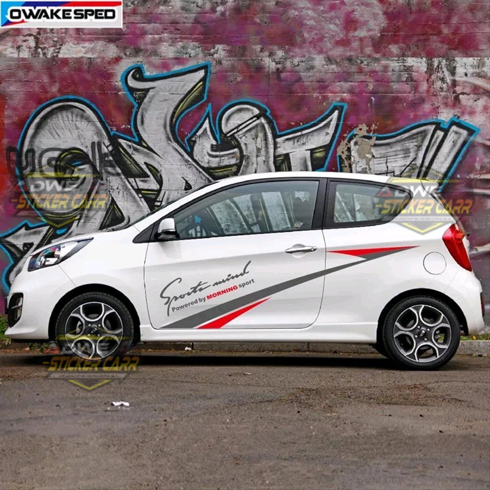 sticker cutting cutting sticker variasi body samping mobil ayla cutting sticker variasi simple ayla 