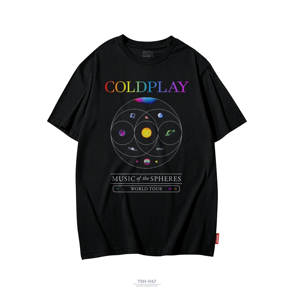 Baju Kaos Pria Dewasa World Tour Coldplay Series Terbaru