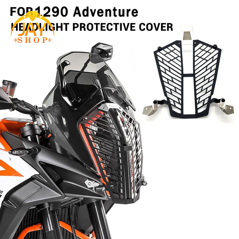 Grille Pelindung Lampu Depan Sepeda Motor untuk KTM 1290 SUPER ADVENTURE S/R 2017-2020