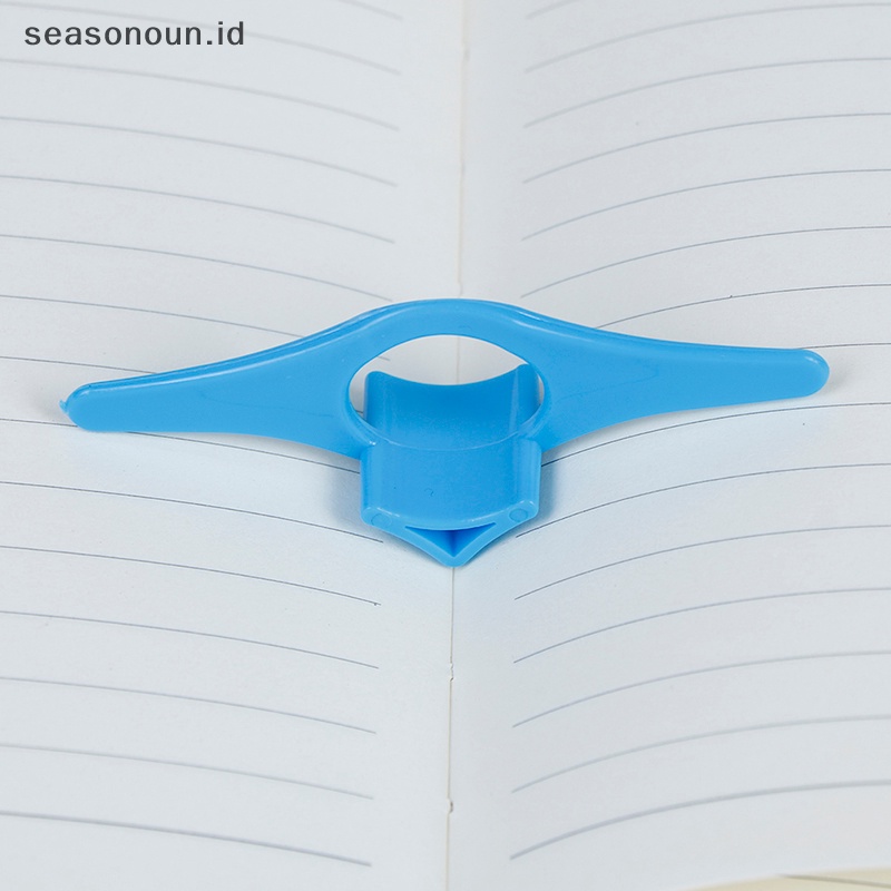 Seasonoun 1PC Thumb Book Holder Bookmark Finger Penanda Cincin Untuk Buku.