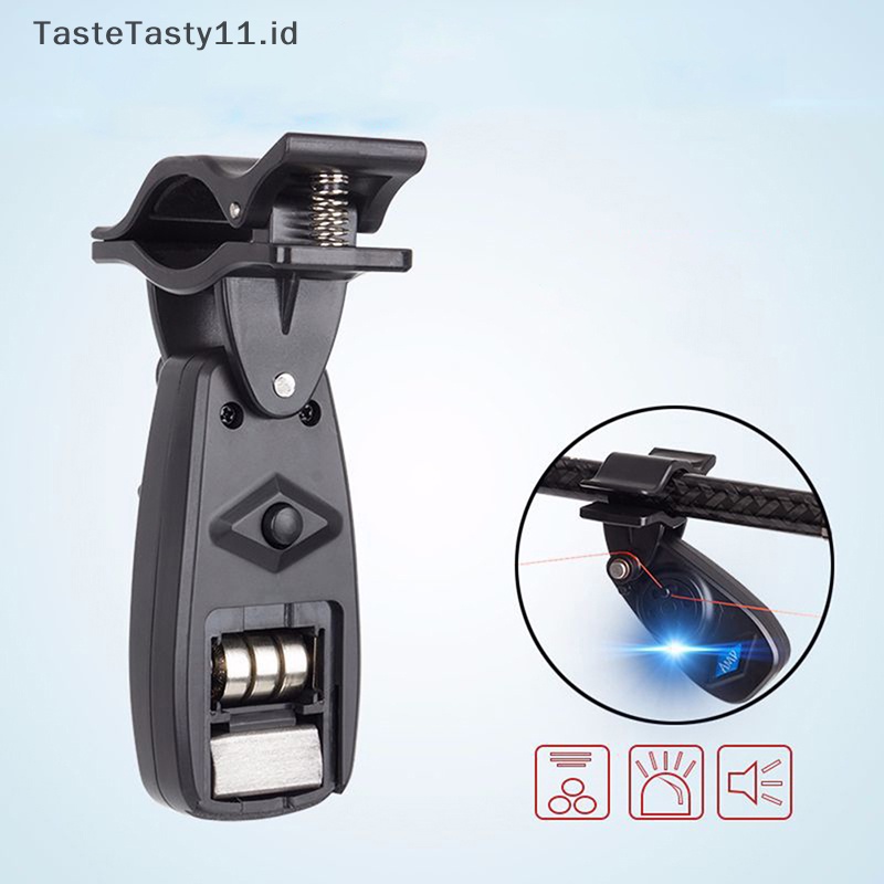 Tastetasty Alarm Pancing Ikan Gigit Alarm Suara Keras Bell Clip on Pancing Pancing Elektronik Lampu LED Mancing Tackle Tools Aksesoris.