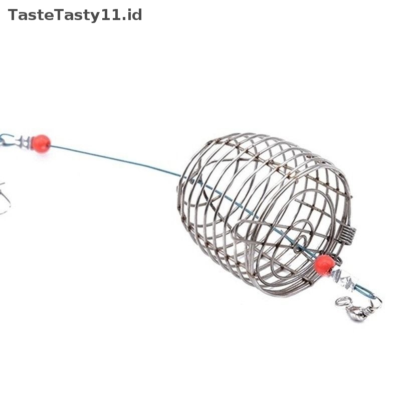 Tastetasty Outdoor fishing stainless steel cage shooter Aksesoris Pancing.