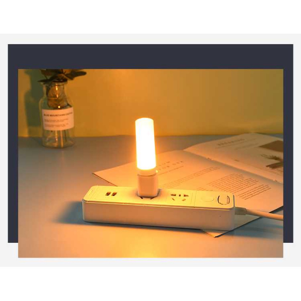 Lampu LED USB Model Api Flame Effect 5 V Yellow Light