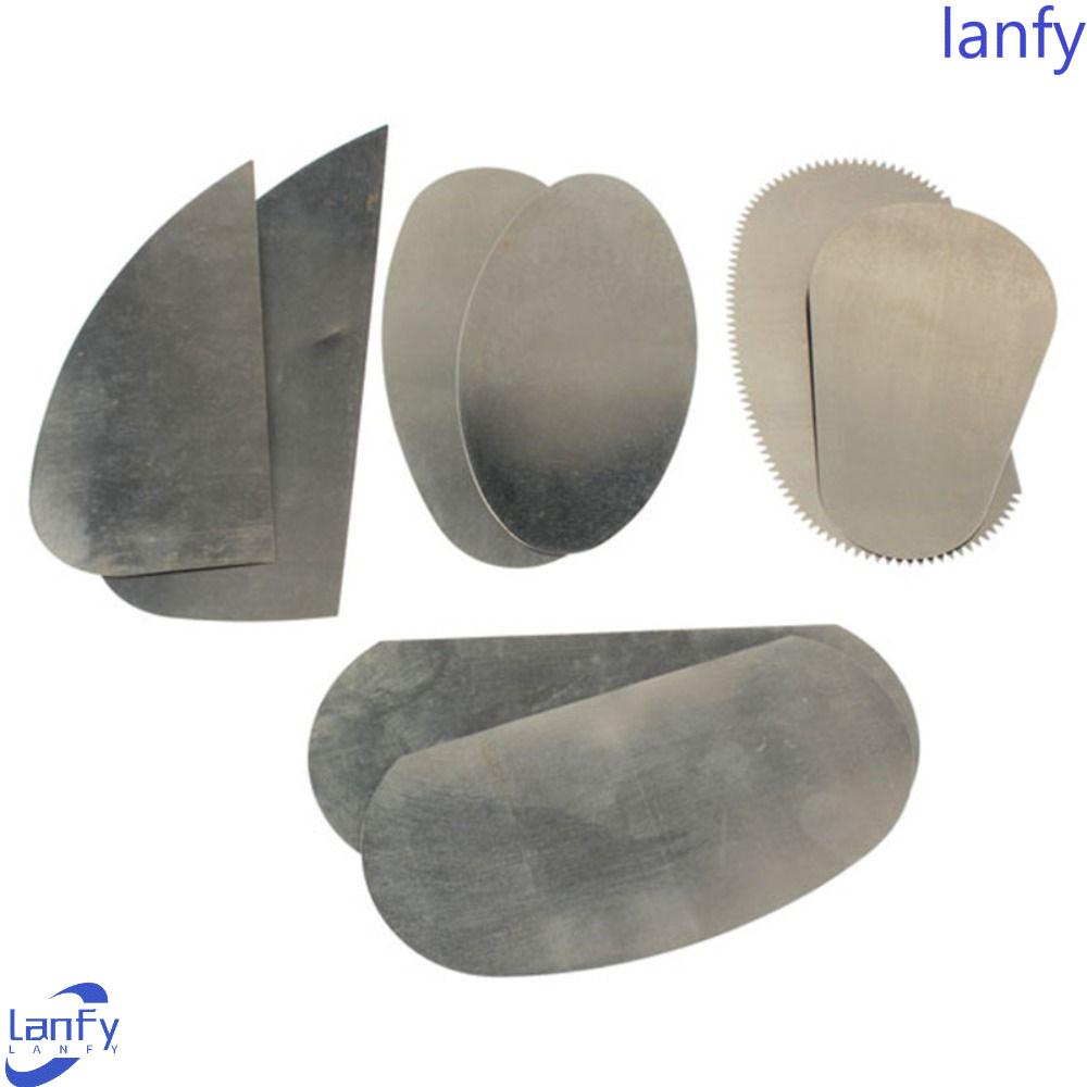 Lanfy Scraper Alat Bantu Bergerigi Seni Tembikar Molding DIY Craft Clay Tool