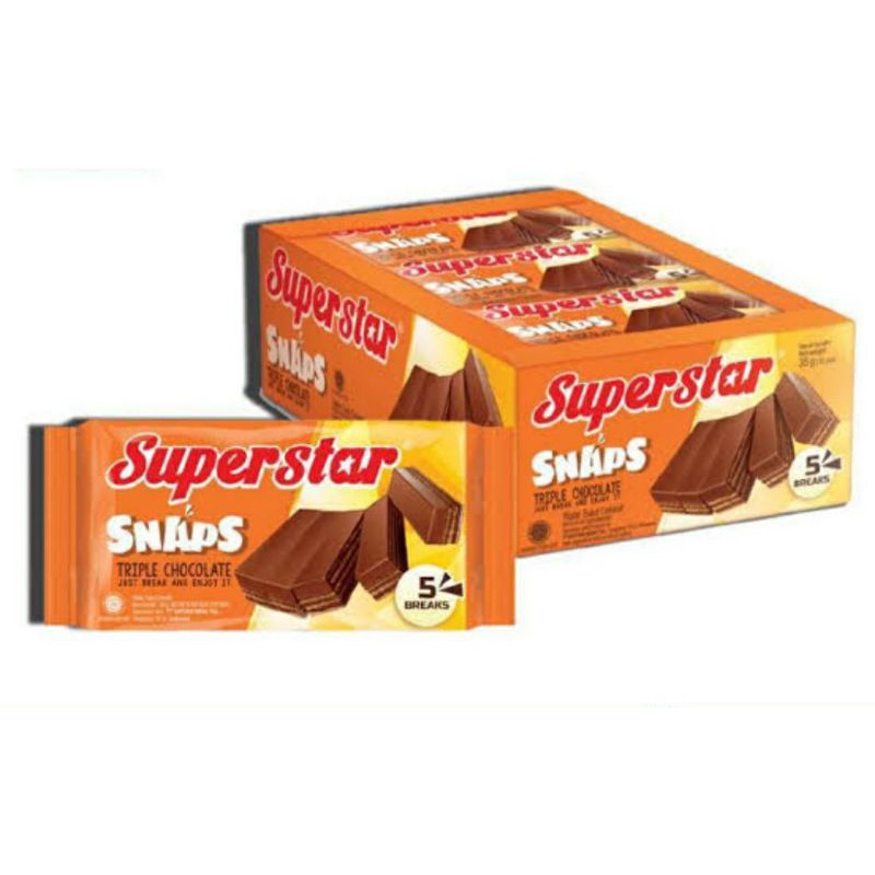 

Superstar Snaps Box (isi 12 pcs x 28g)