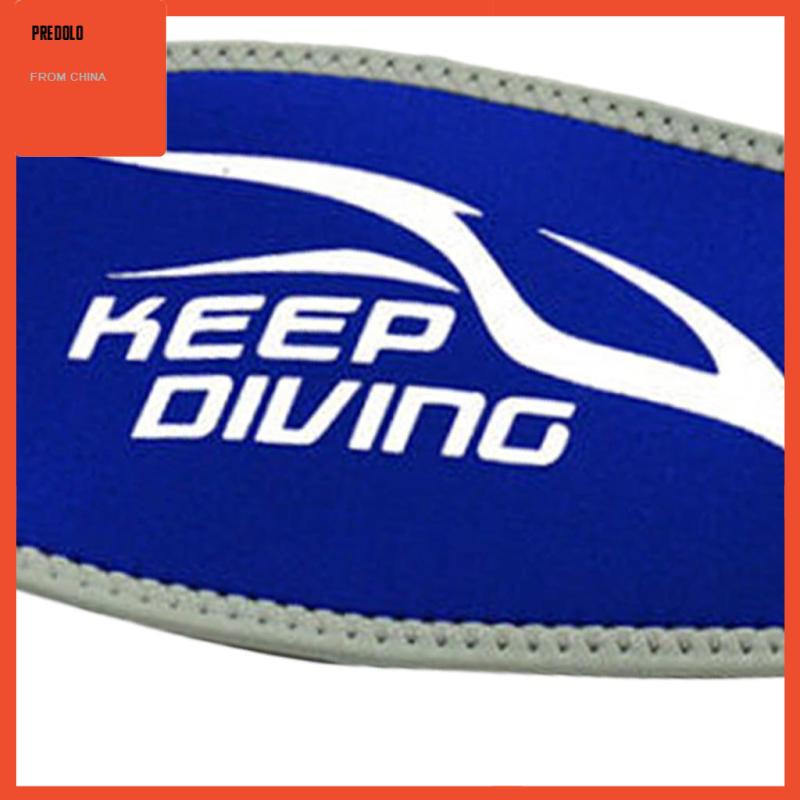 [Predolo] Comfort Neoprene Diving Scuba Strap Cover Pelindung Biru