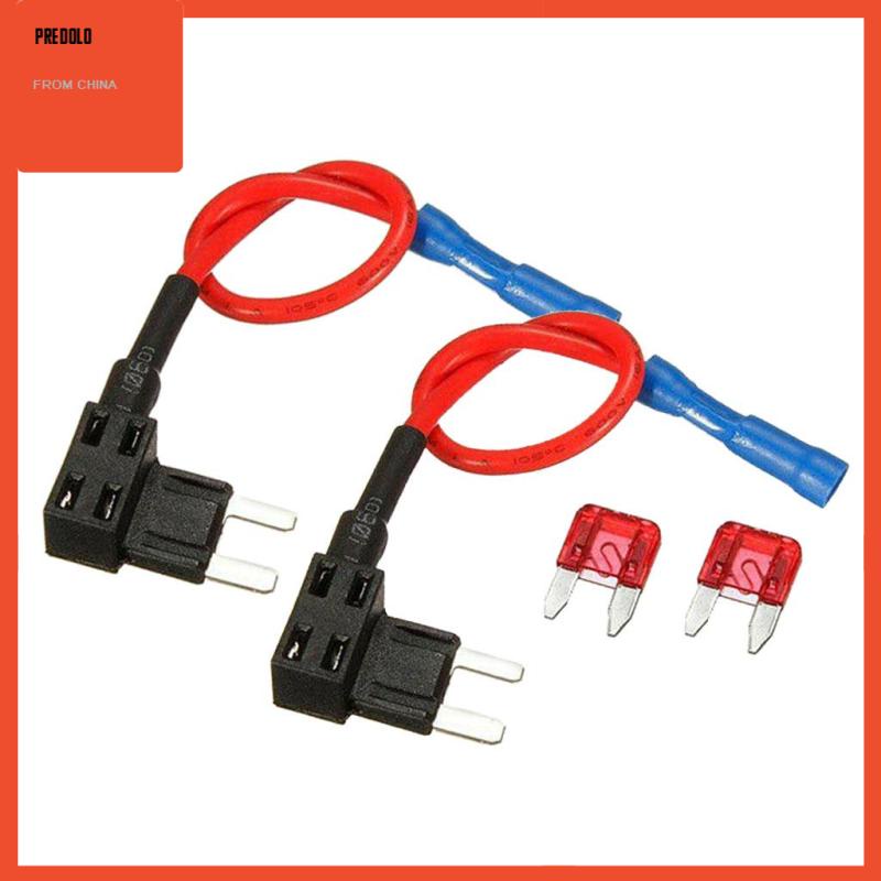 [Predolo] Sekring Sirkuit 2x Tap ATS Mini Adaptor Rangkaian Ganda Low Profile Blade Fuse