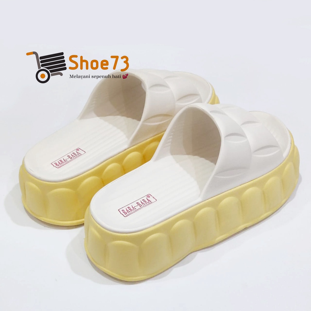 BARA-BARA 8098 - ZHKK SIZE 36-41 ORIGINAL | Sandal Bakpau Jelly Wanita | Sendal Clog Cewek Impor