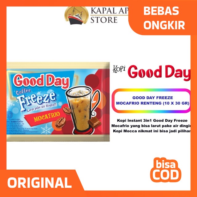 Good Day Coffee Freeze Mocafrio 10 x 30 gr