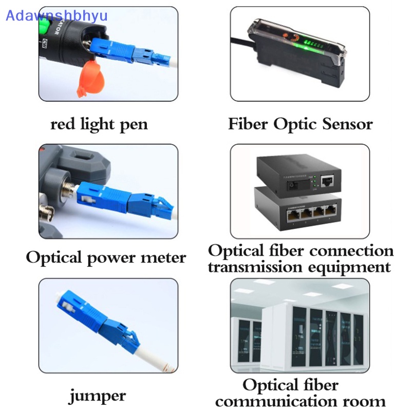 Adhyu SC Male To LC Female Single Mode Konverter Adapter Fiber Optik Hybrid ID