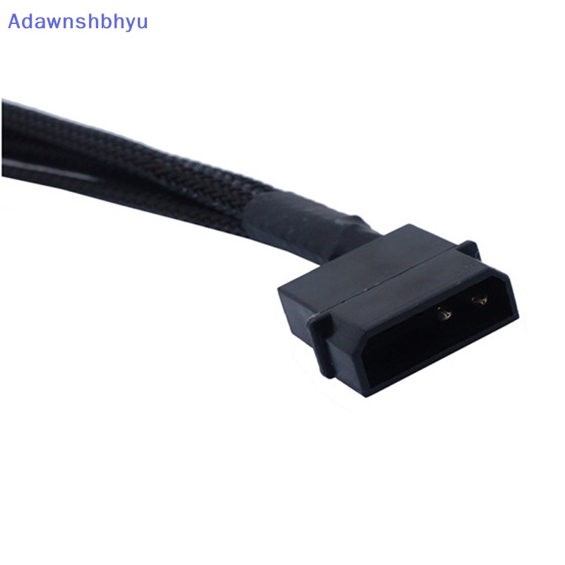 Adhyu Tembaga Molex 4arah 3Pin/4Pin Komputer Power Fan Splitter Adapter Kabel 12V ID