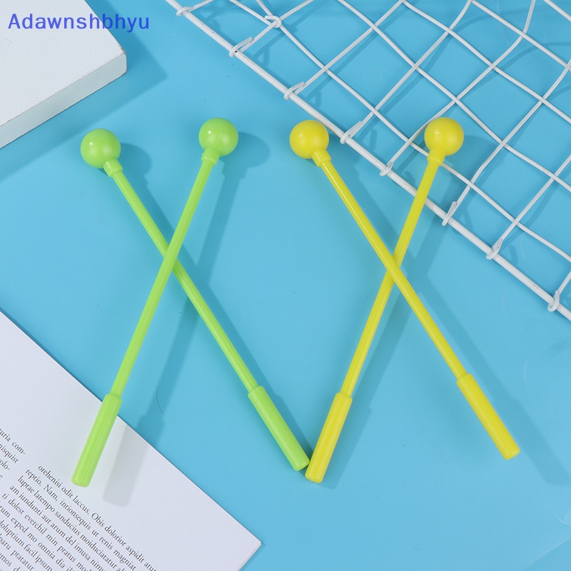 Adhyu 2Pcs Stik Drum Perkusi Palu Instrumen Plastik Mainan Anak Aksesoris ID