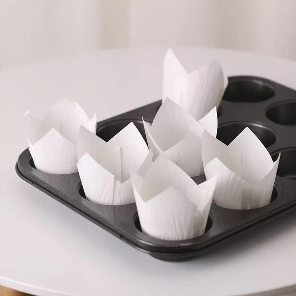 150buah Kue Baking Cups DIY Kerajinan Tahan Suhu Wadah Penyimpanan Serbaguna Sekali Pakai Cupcake Liners Bakeware