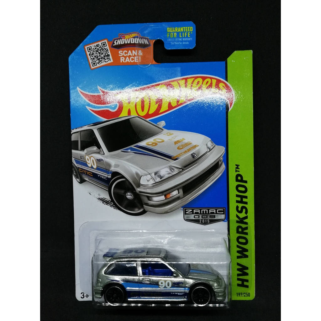 HOT WHEELS HONDA CIVIC EF ZAMAC