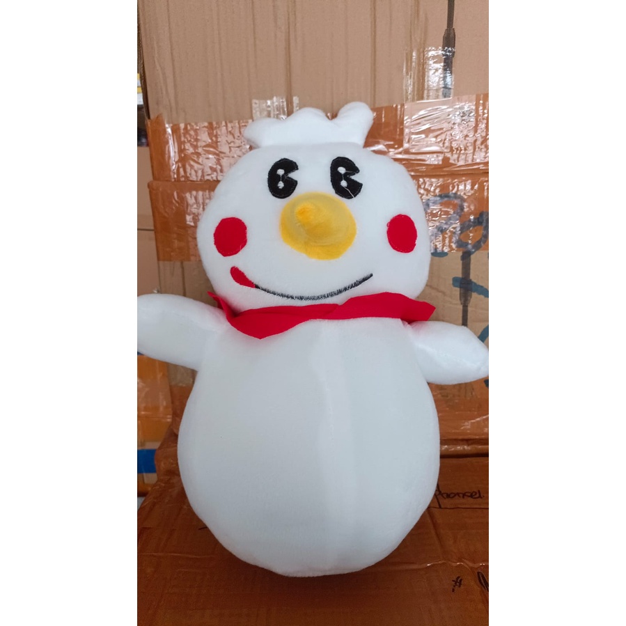 BOP BONEKA MIXUE VIRAL UKURAN JUMBO 39-40CM + LAMPU LED BAHAN LEMBUT PUTIH SUCI CANTIK BERSERI