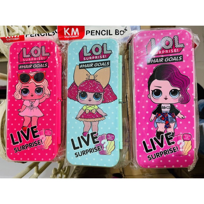 

pencil case plastik mika kode 8896 motif lol satuan -ZiLOngSell