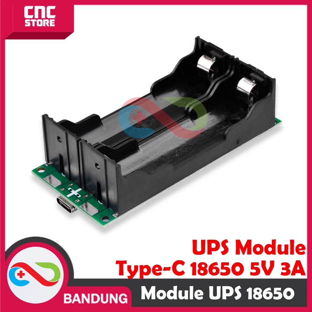 Dreambrown_ Ups Module 18650 Type-C 5V 3A / 12V 1A Modul Ups Charge & Discharge Untuk Arduino,