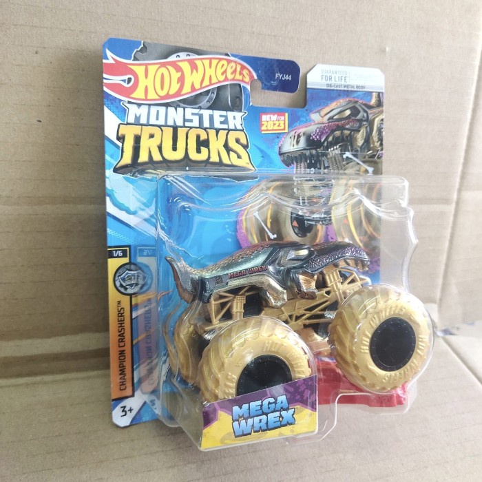 Hotwheels Monster Trucks Mega Wrex Champion Crashers